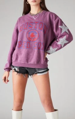 FURST OF A KIND VINTAGE OVERDYE STAR PATCH SWEATSHIRT SALE