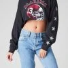 FURST OF A KIND VINTAGE COLLEGE VINTAGE MINI STAR PATCH LONG SLEEVE CROPPED TEE 1 FURST OF A KIND VINTAGE COLLEGE VINTAGE MINI STAR PATCH LONG SLEEVE CROPPED TEE