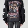 FURST OF A KIND VINTAGE GRAPHIC BACK INSERT STAR PATCH DENIM JACKET VINTAGE DENIM JACKETS