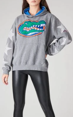 FURST OF A KIND VINTAGE COLLEGE VINTAGE SILVER STAR PATCH HOODIE