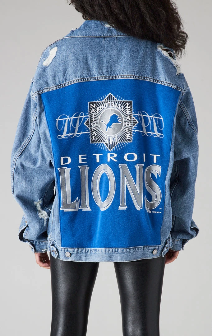 FURST OF A KIND VINTAGE DENIM JACKETS VINTAGE GRAPHIC BACK INSERT DENIM JACKET 3 FURST OF A KIND VINTAGE DENIM JACKETS VINTAGE GRAPHIC BACK INSERT DENIM JACKET