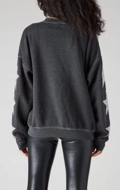 FURST OF A KIND VINTAGE OVERDYE STAR PATCH SWEATSHIRT SALE