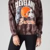 FURST OF A KIND VINTAGE BLEACH SPIRAL SWEATSHIRT VINTAGE NFL