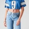 FURST OF A KIND VINTAGE DRAWSTRING CROPPED JERSEY VINTAGE NFL 1 FURST OF A KIND VINTAGE DRAWSTRING CROPPED JERSEY VINTAGE NFL