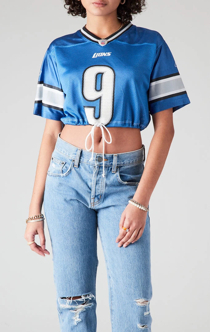 FURST OF A KIND VINTAGE DRAWSTRING CROPPED JERSEY VINTAGE NFL 3 FURST OF A KIND VINTAGE DRAWSTRING CROPPED JERSEY VINTAGE NFL