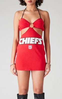 FURST OF A KIND VINTAGE DRESSES VINTAGE CUT OUT HALTER DRESS