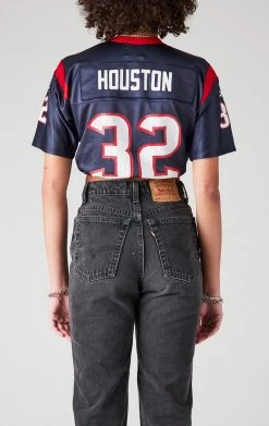 FURST OF A KIND VINTAGE NFL VINTAGE DRAWSTRING CROPPED JERSEY