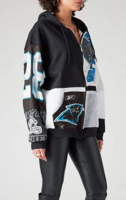 FURST OF A KIND VINTAGE SPLICED PATCHWORK ZIP UP HOODIE VINTAGE NFL 8 FURST OF A KIND VINTAGE SPLICED PATCHWORK ZIP UP HOODIE VINTAGE NFL