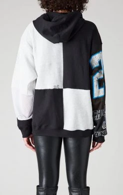 FURST OF A KIND VINTAGE SPLICED PATCHWORK ZIP UP HOODIE VINTAGE NFL 9 FURST OF A KIND VINTAGE SPLICED PATCHWORK ZIP UP HOODIE VINTAGE NFL