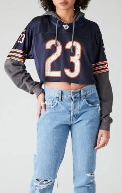 FURST OF A KIND SALE VINTAGE JERSEY SPLICED HOODIE