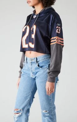 FURST OF A KIND SALE VINTAGE JERSEY SPLICED HOODIE