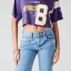 FURST OF A KIND VINTAGE SPLICED CROPPED JERSEY TEE SALE
