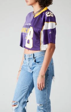 FURST OF A KIND VINTAGE SPLICED CROPPED JERSEY TEE SALE