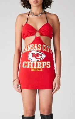 FURST OF A KIND VINTAGE CUT OUT HALTER DRESS VINTAGE DRESSES