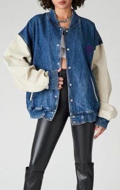 FURST OF A KIND VINTAGE COLLEGE DENIM BOMBER