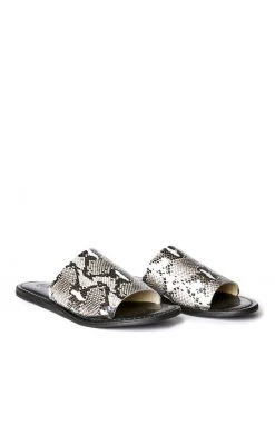 NYLA LAGUNA SNAKE PRINT SLIDE