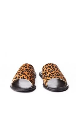 NYLA LAGUNA LEOPARD PRINT SLIDE